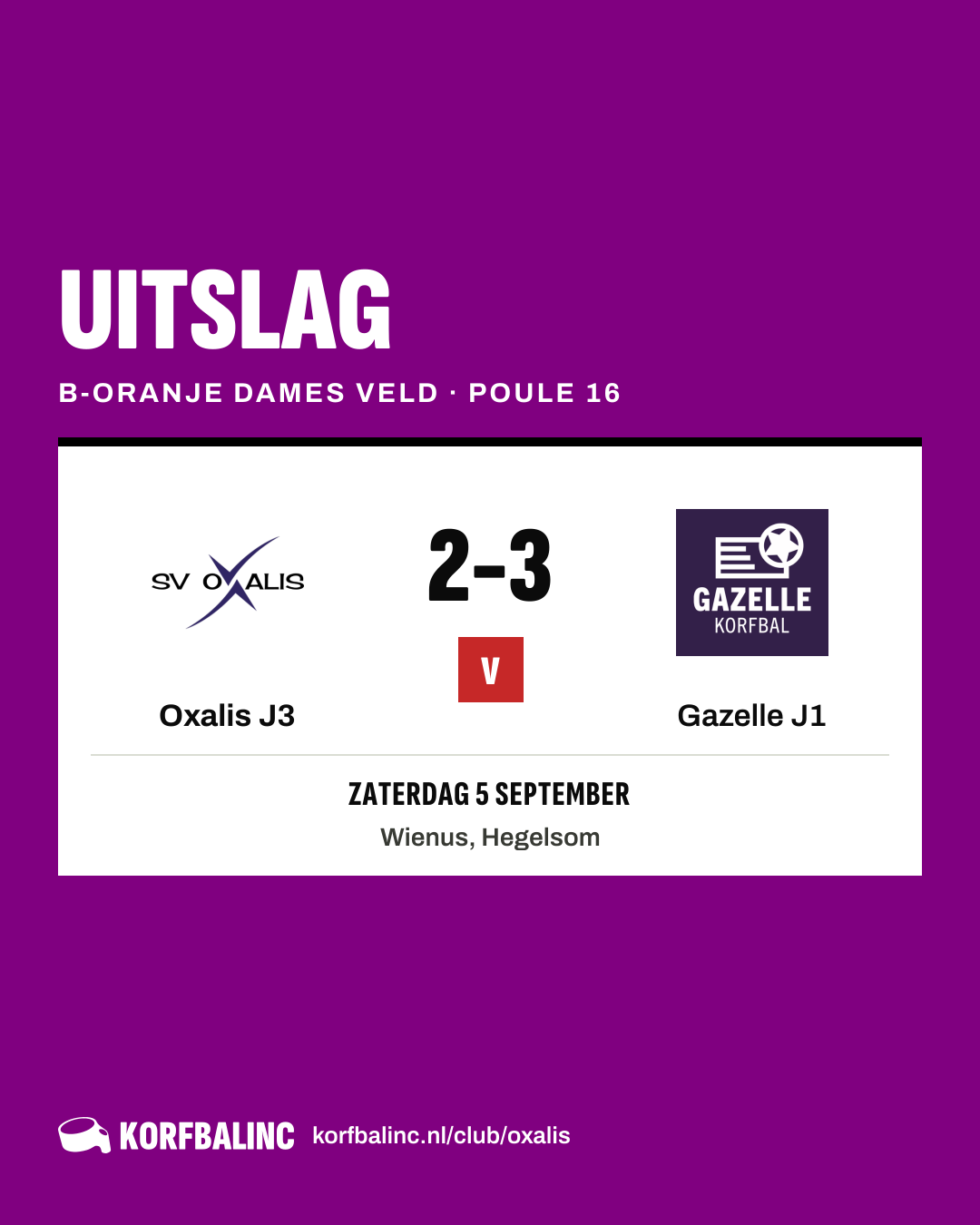 Oxalis J3 - Gazelle J1