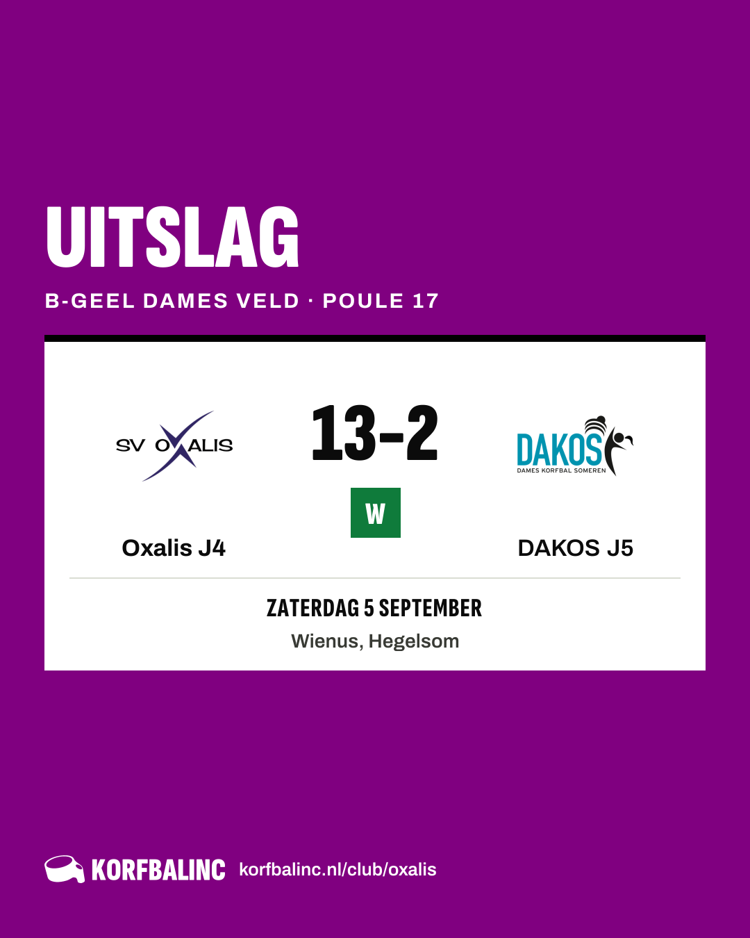 Oxalis J4 - DAKOS J5
