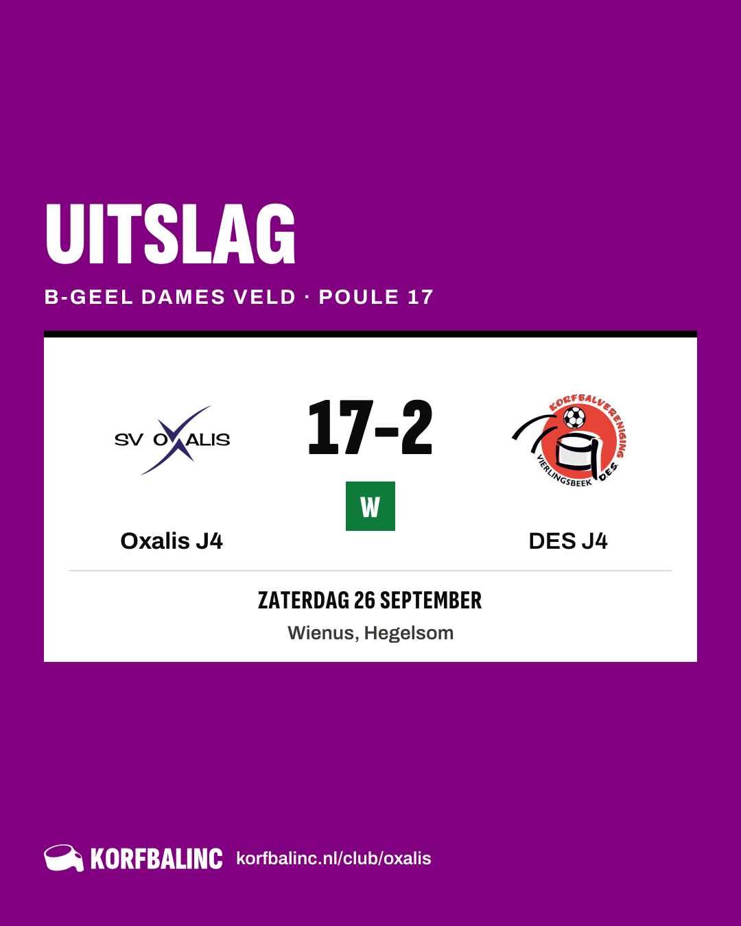 Oxalis J4 - DES J4