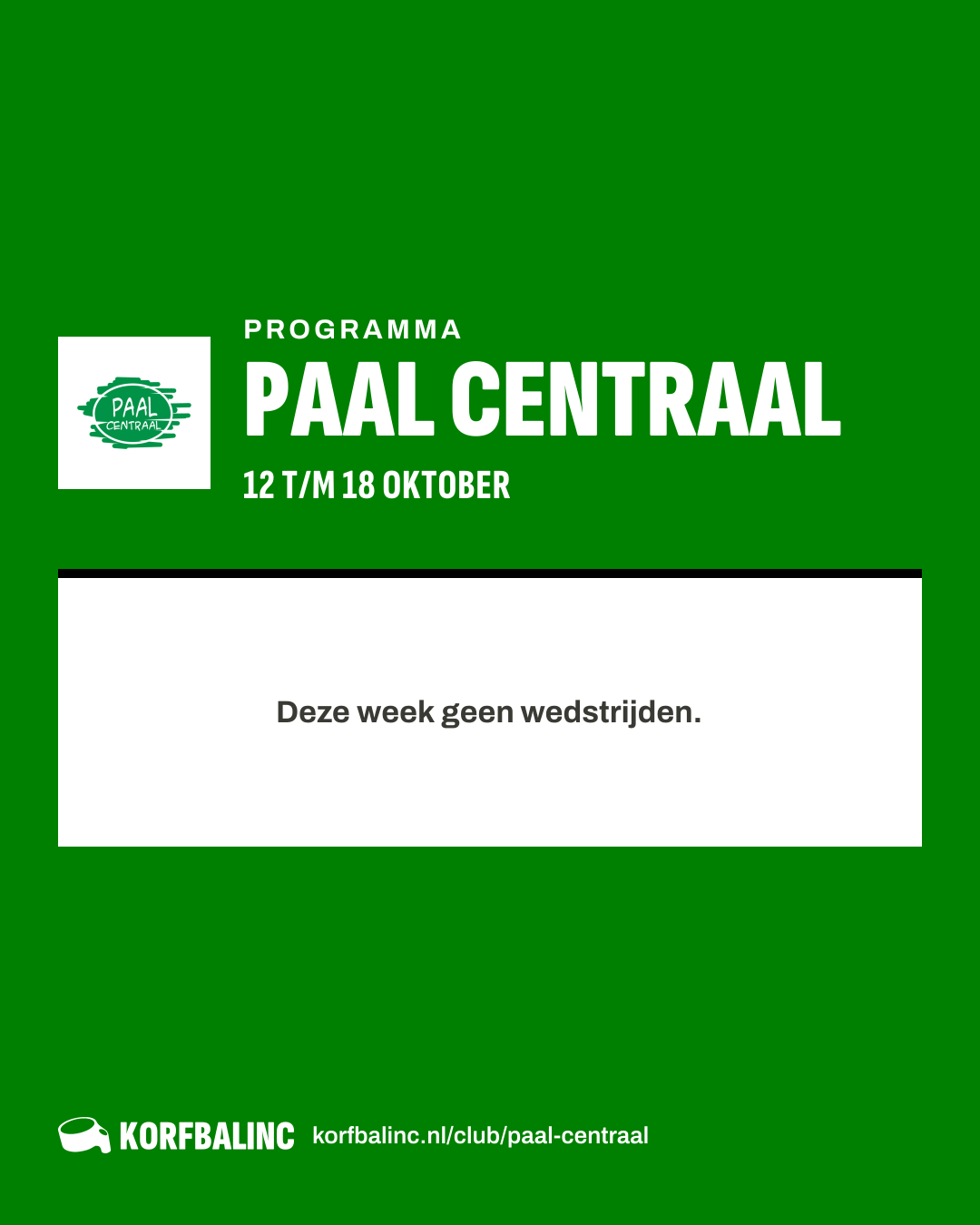 Uitslagen Paal Centraal