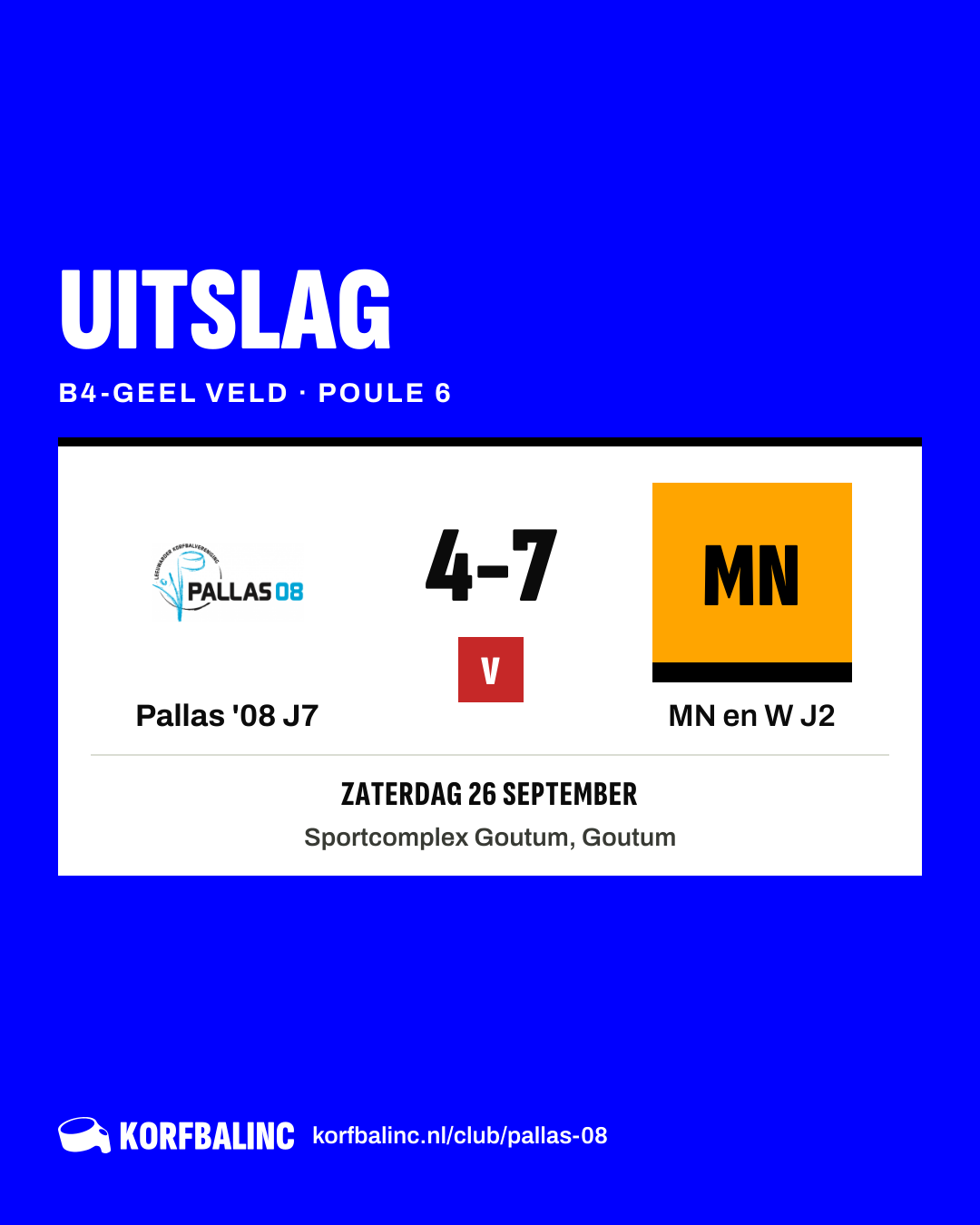 Pallas '08 J7 - MN en W J2