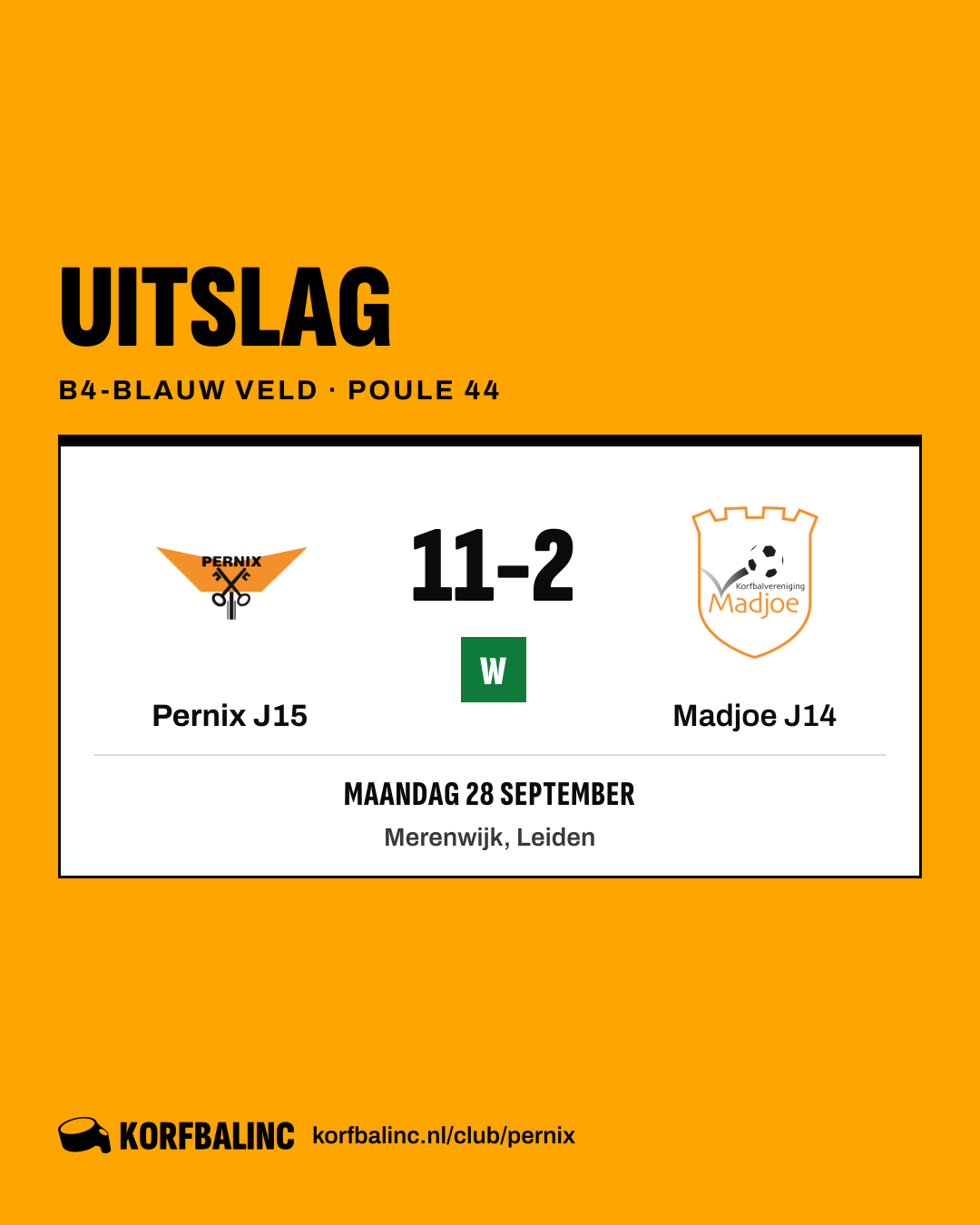 Pernix J15 - Madjoe J14