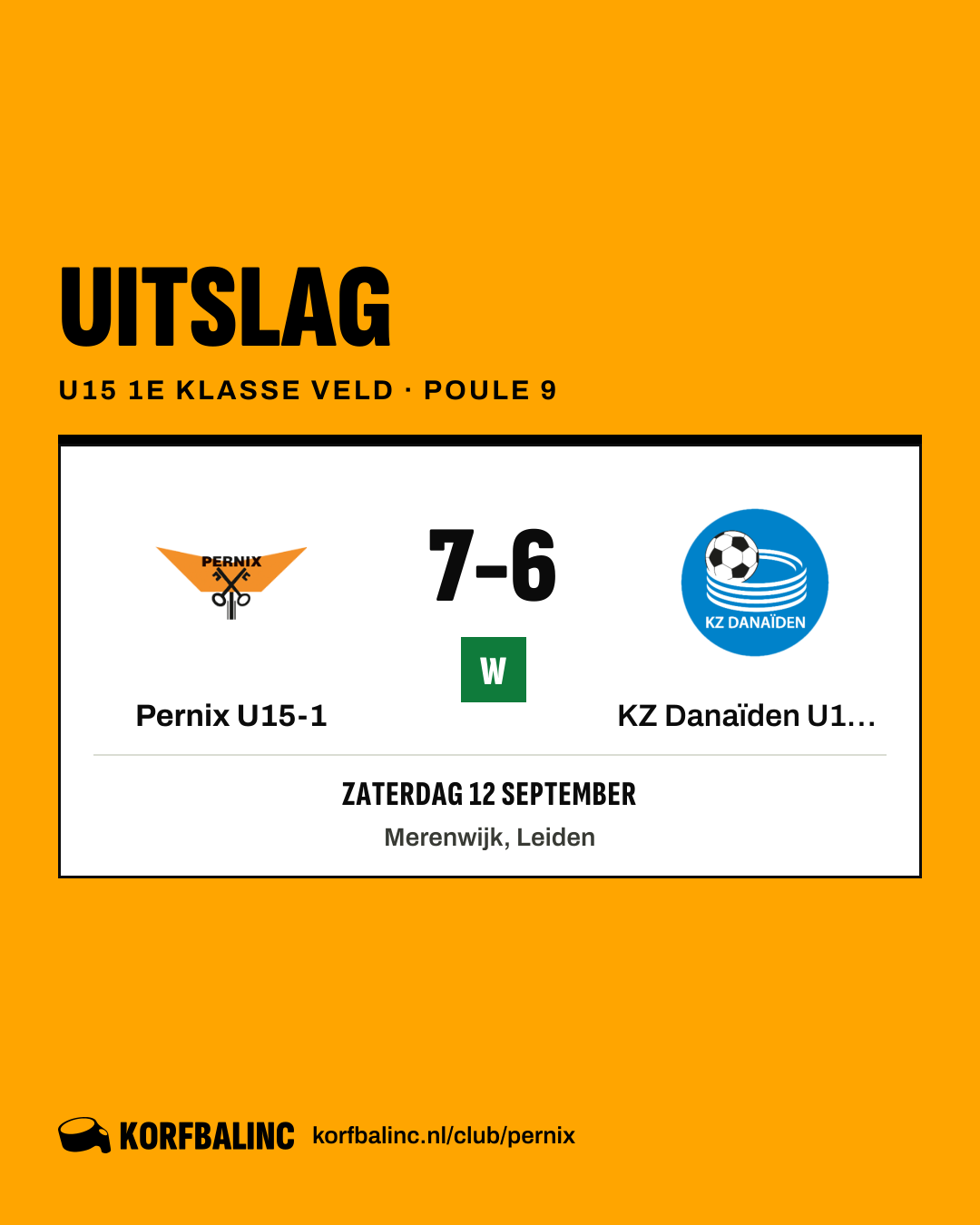 Pernix U15-1 - KZ Danaïden U15-1