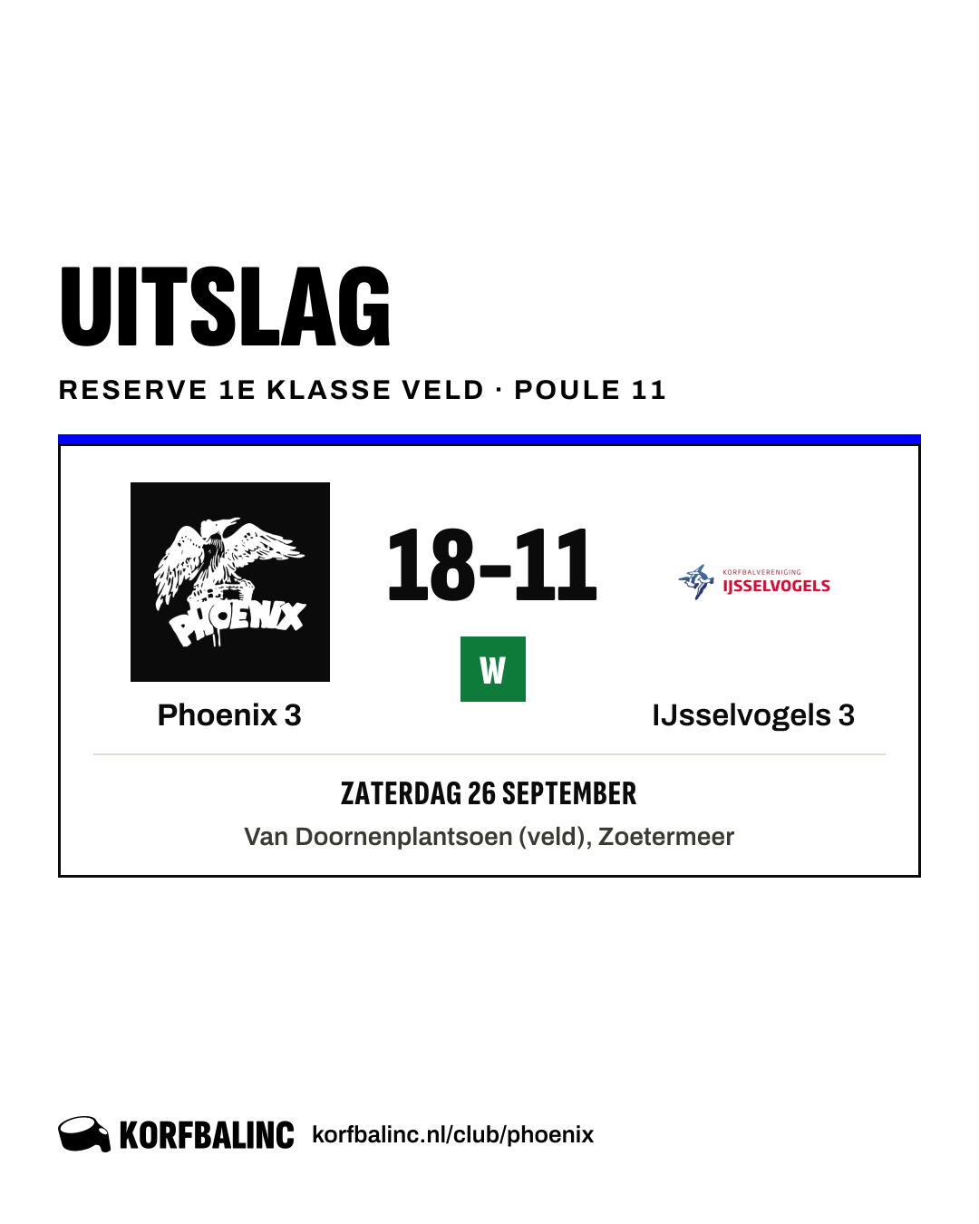 Phoenix 3 - IJsselvogels 3
