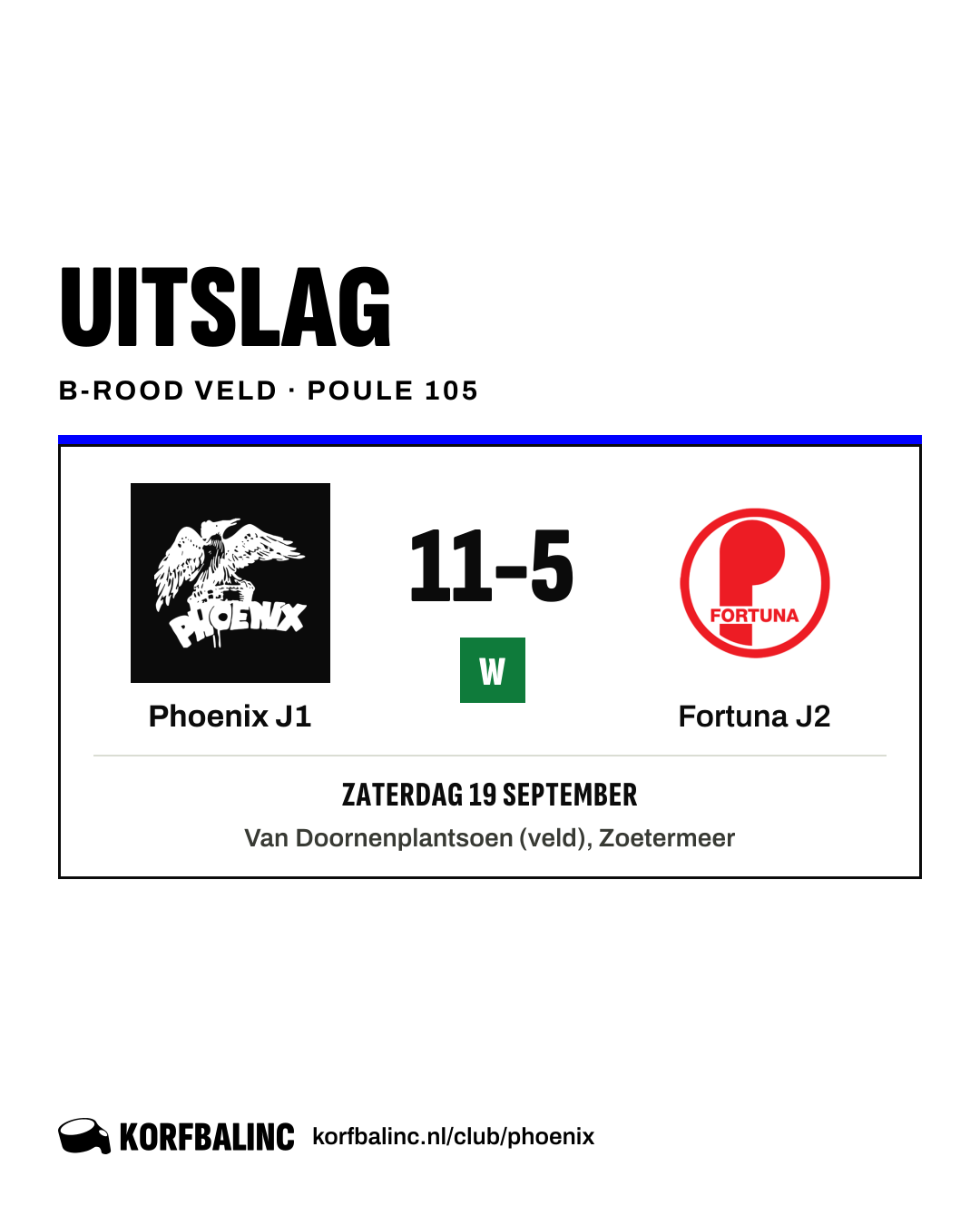 Phoenix J1 - Fortuna J2
