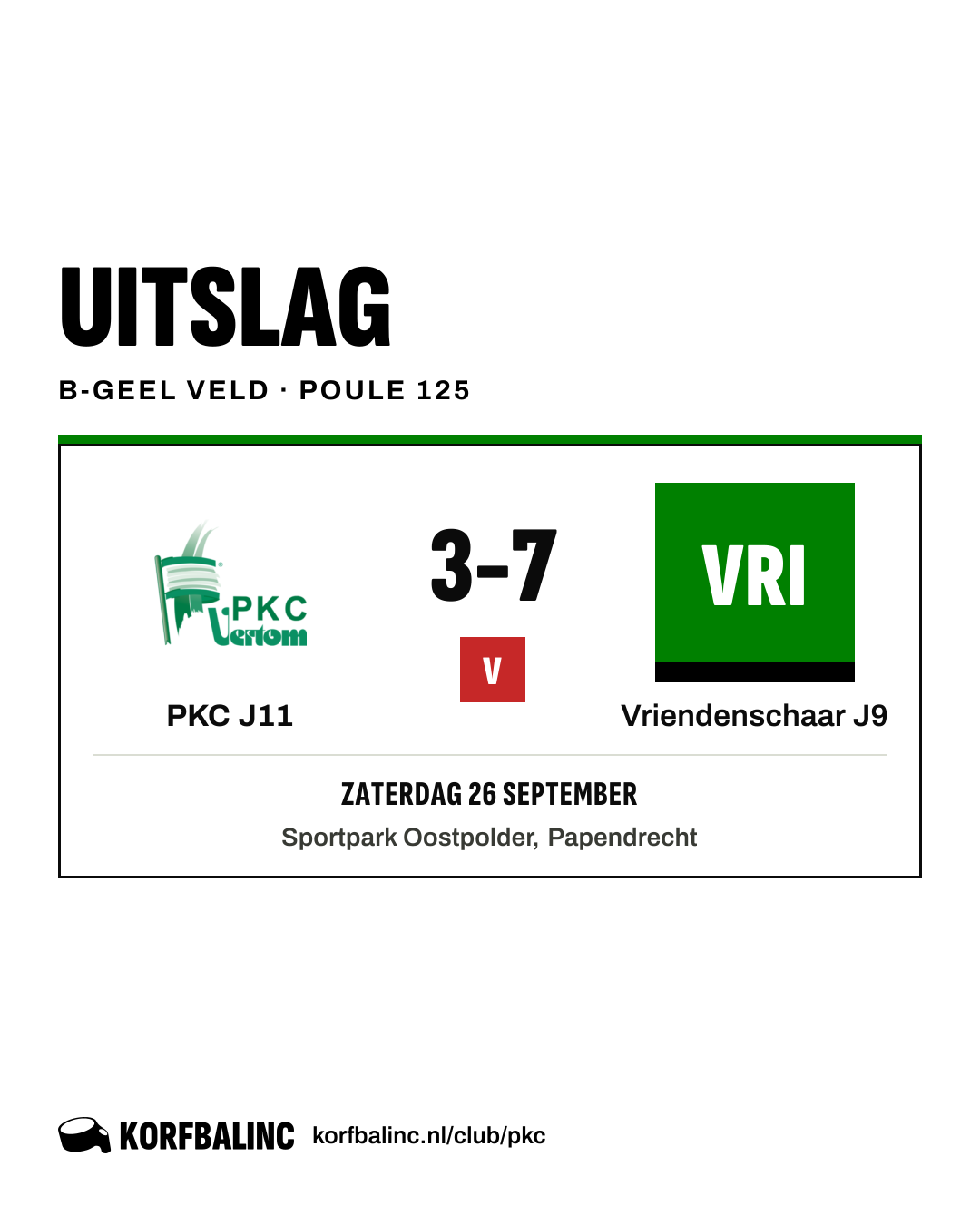 PKC J11 - Vriendenschaar J9