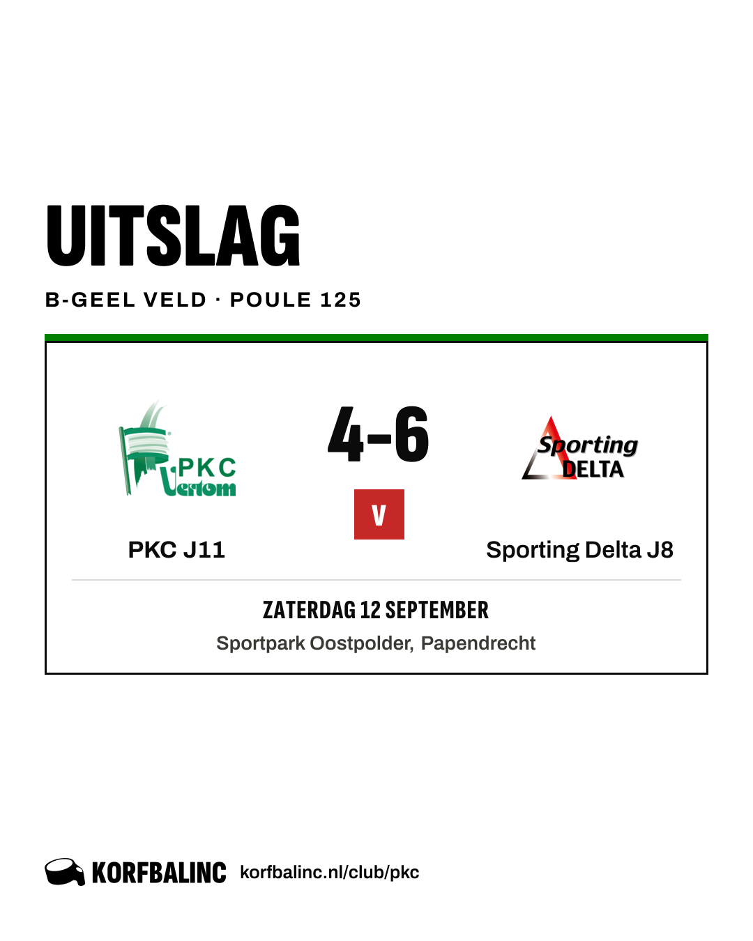 PKC J11 - Sporting Delta J8