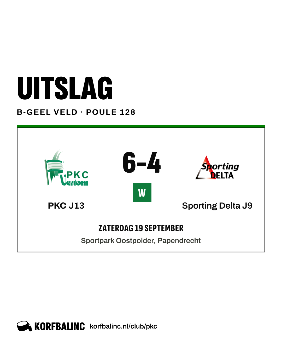 PKC J13 - Sporting Delta J9