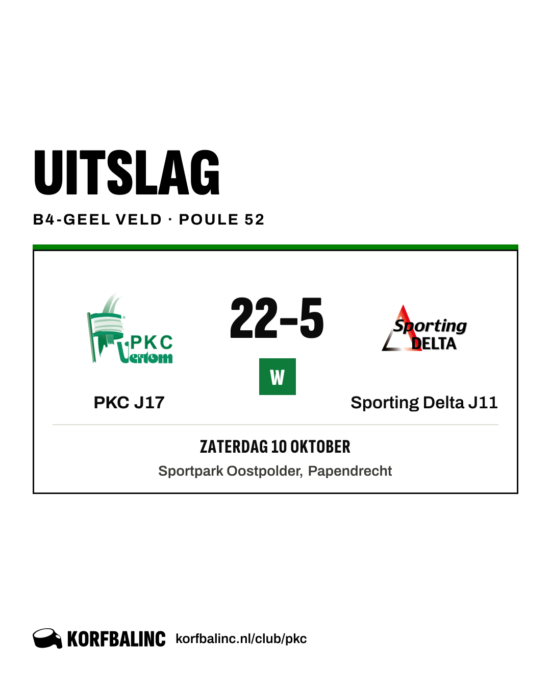 PKC J17 - Sporting Delta J11