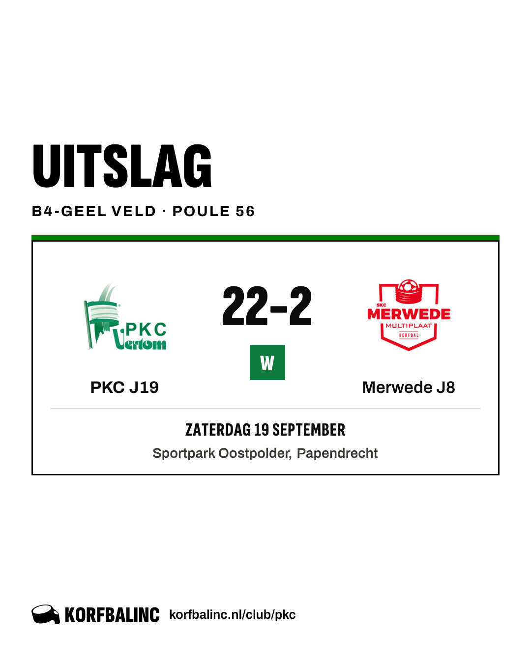 PKC J19 - Merwede J8