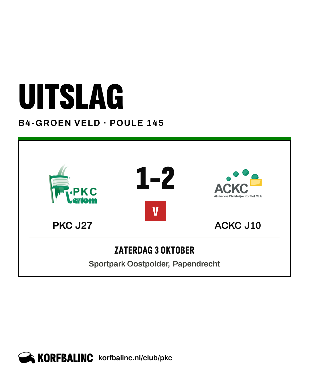 PKC J27 - ACKC J10