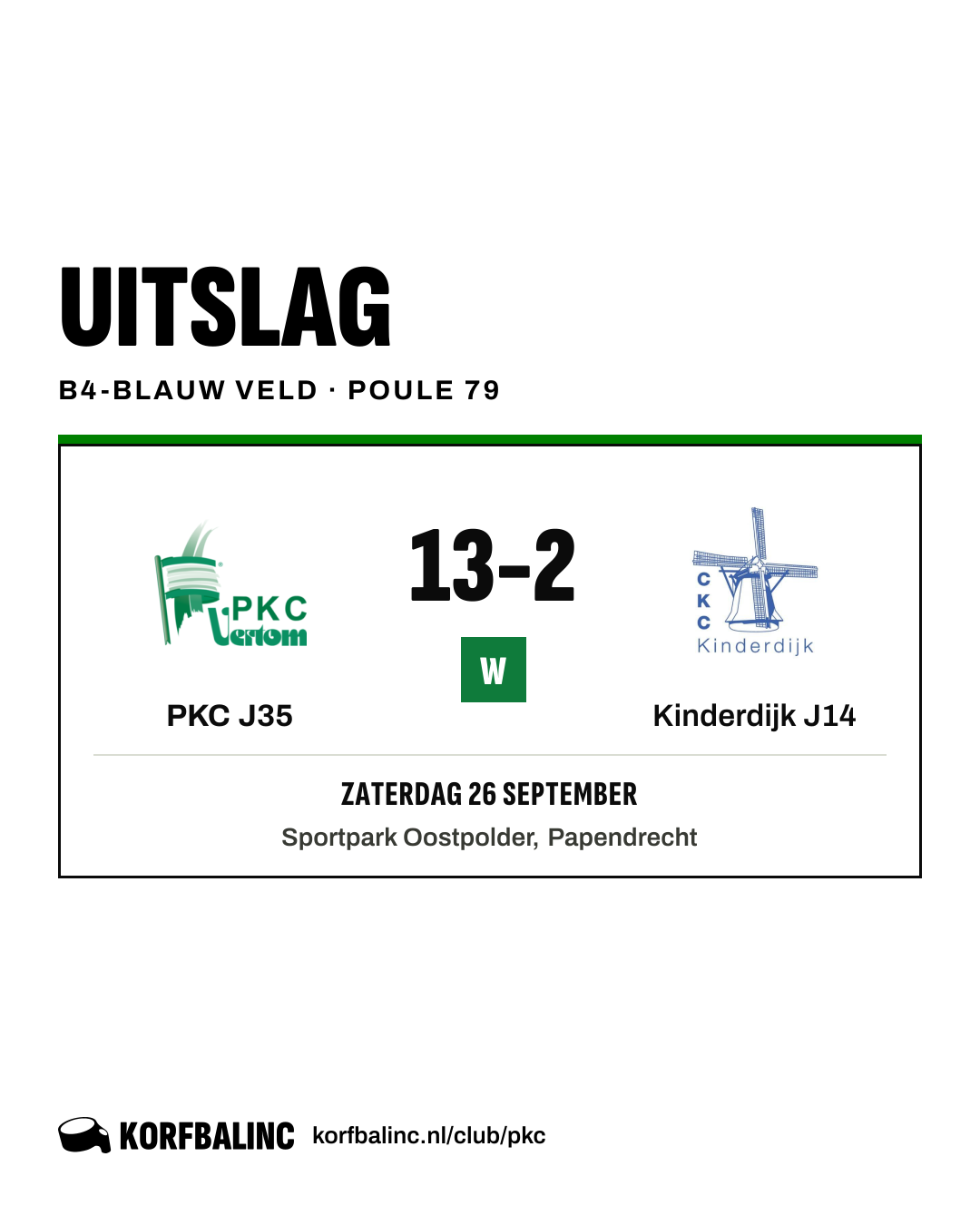 PKC J35 - Kinderdijk J14