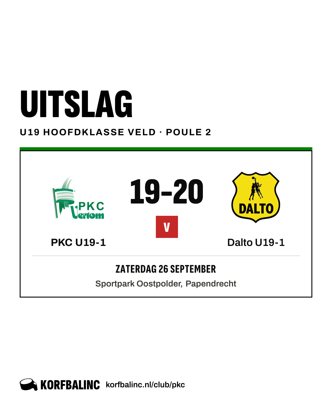 PKC U19-1 - Dalto U19-1