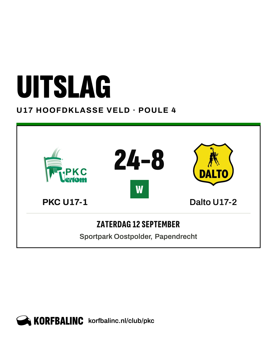 PKC U17-1 - Dalto U17-2