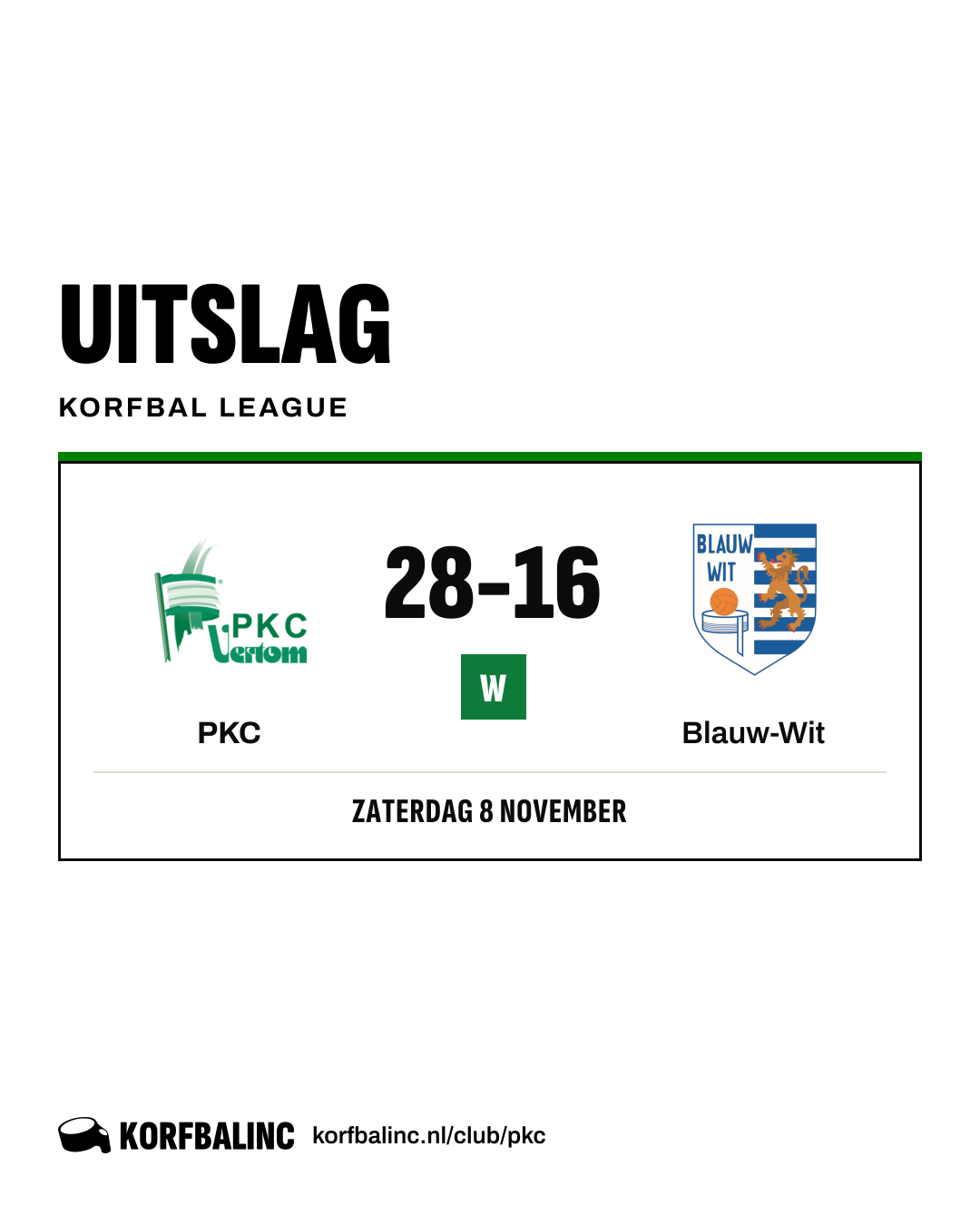 PKC - Blauw-Wit