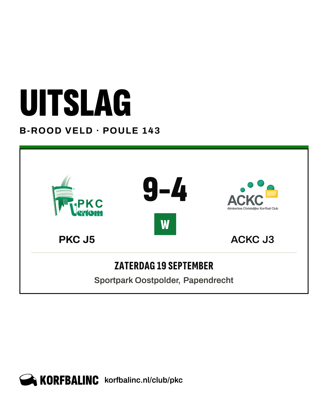 PKC J5 - ACKC J3