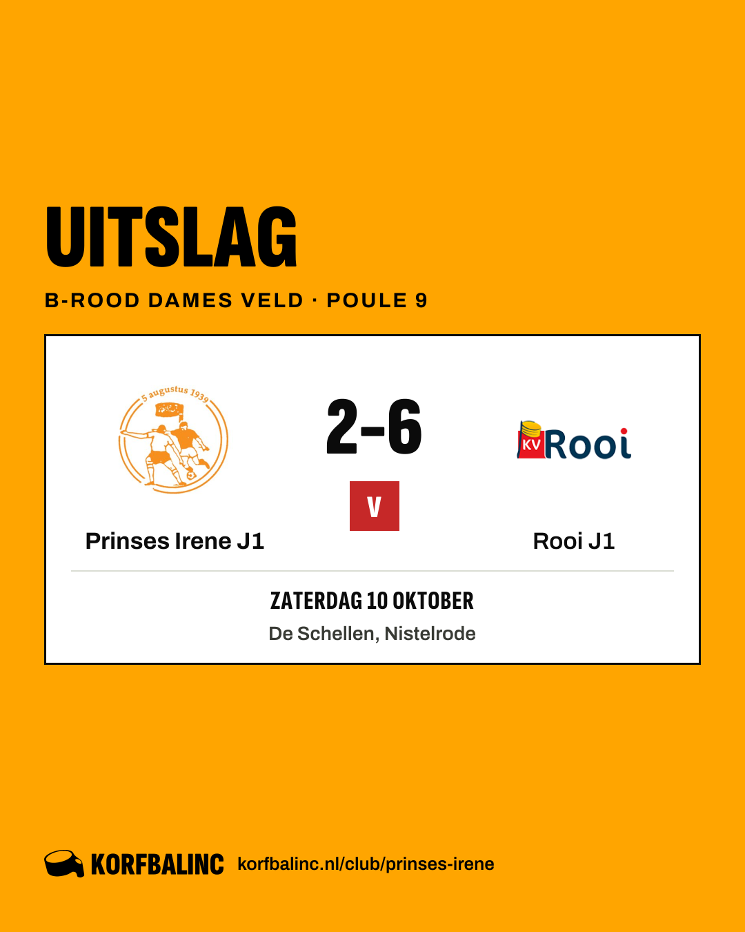Prinses Irene J1 - Rooi J1