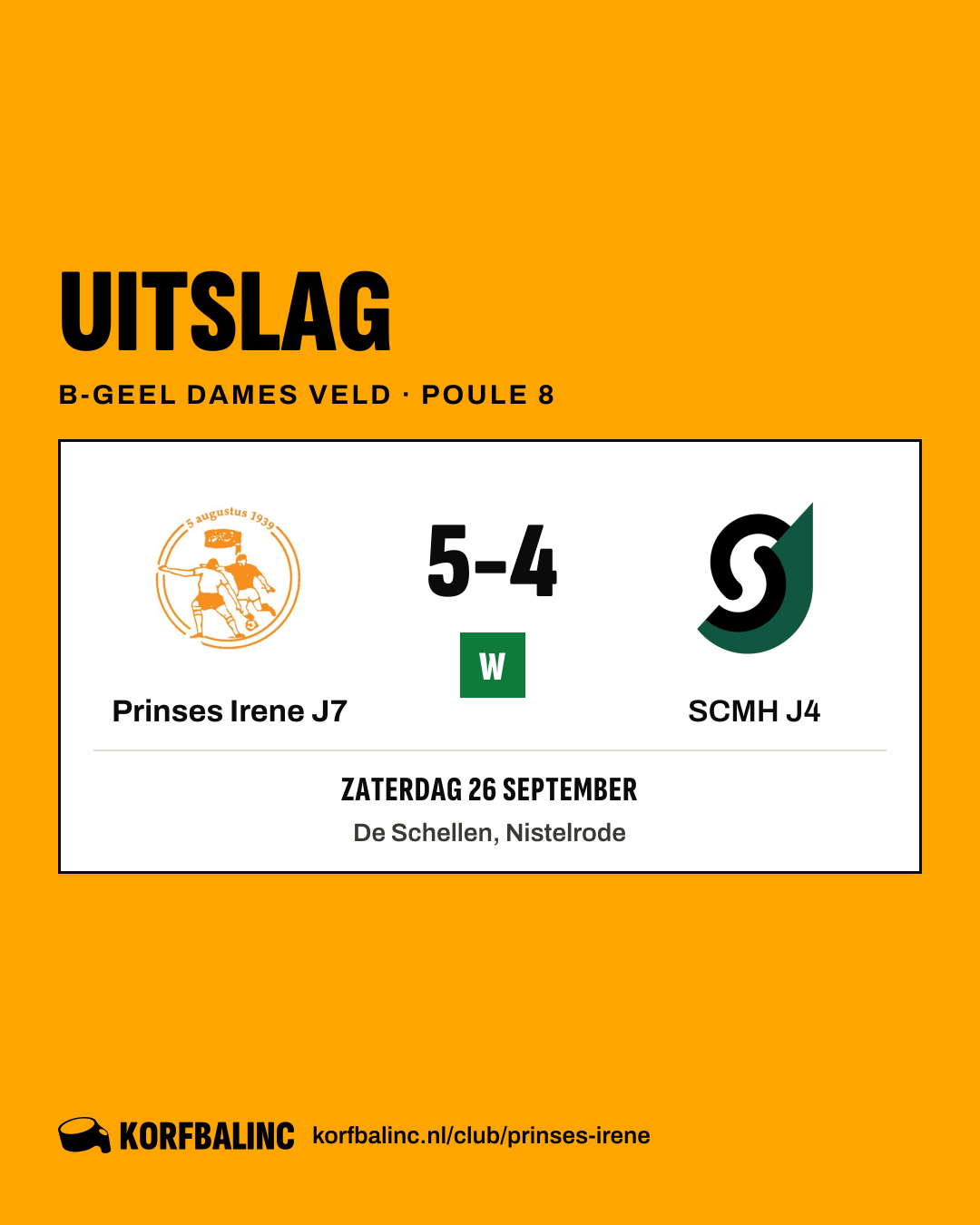 Prinses Irene J7 - SCMH J4