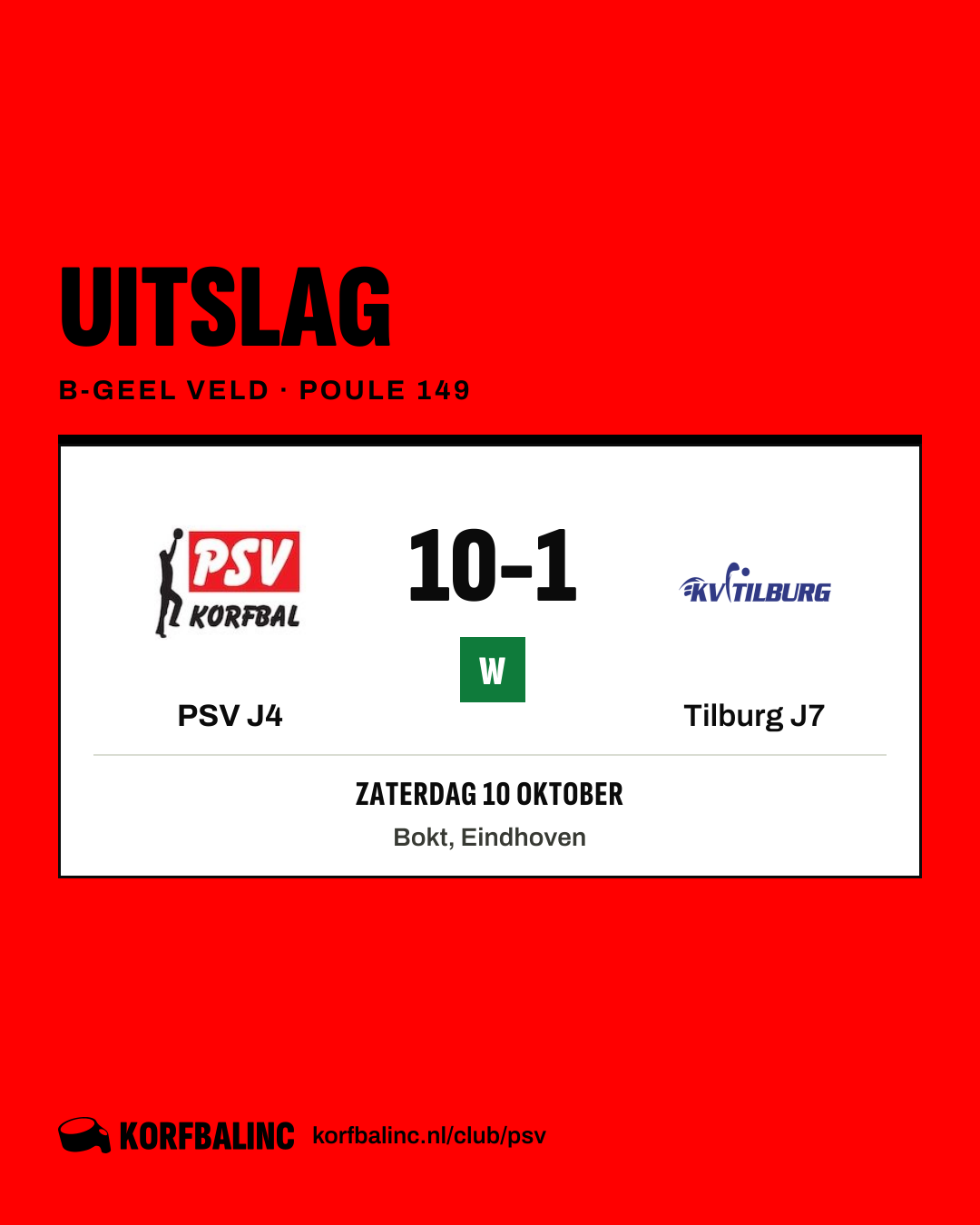 PSV J4 - Tilburg J7