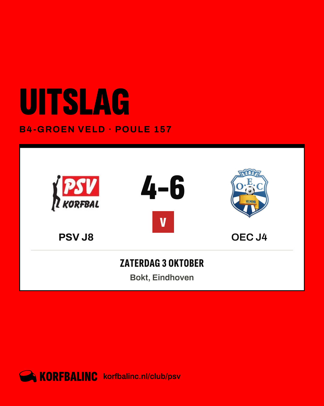 PSV J8 - OEC J4