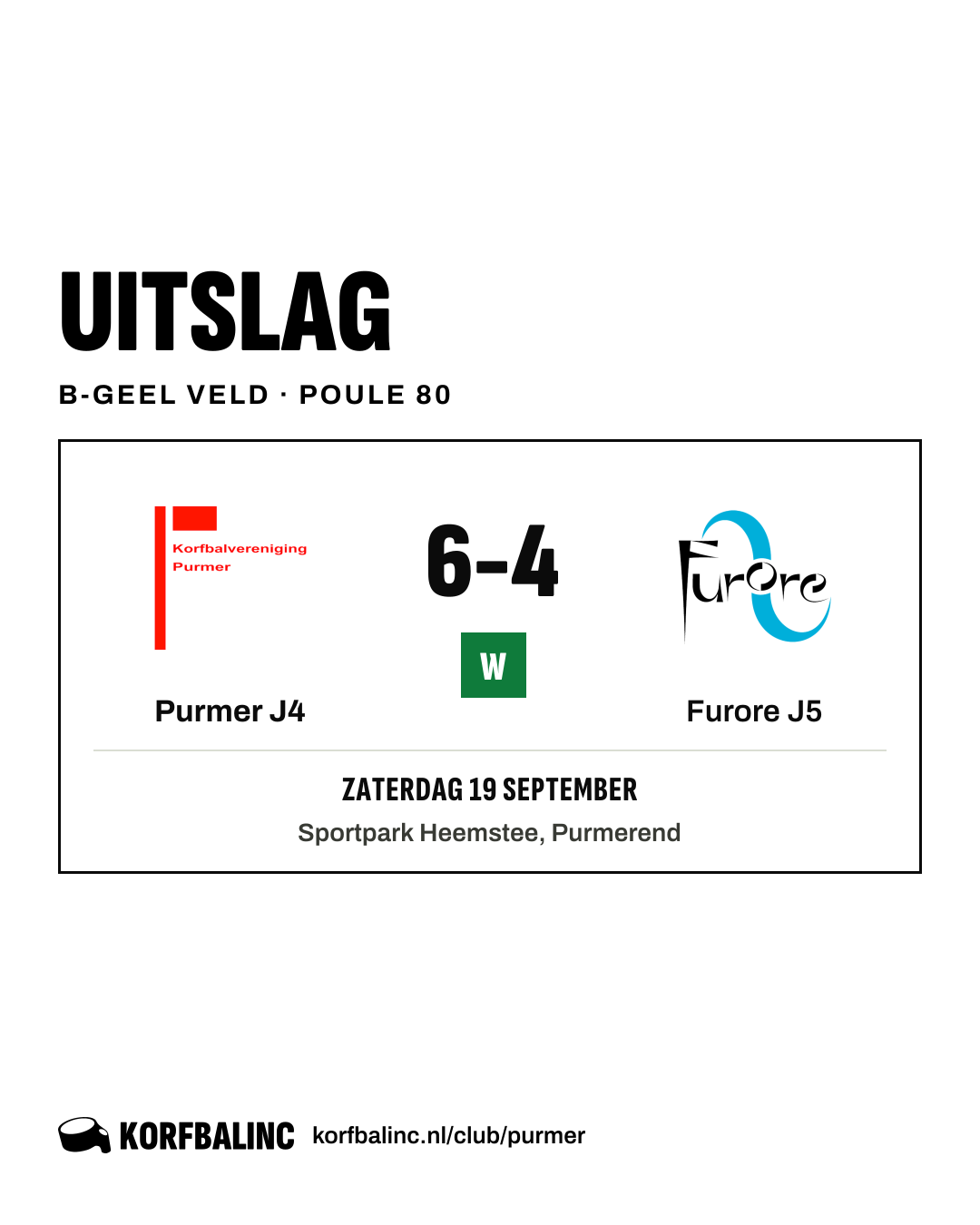 Purmer J4 - Furore J5