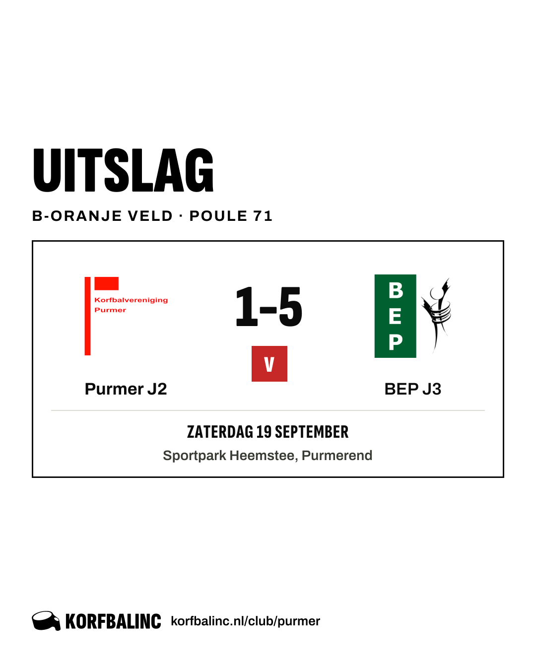 Purmer J2 - BEP J3