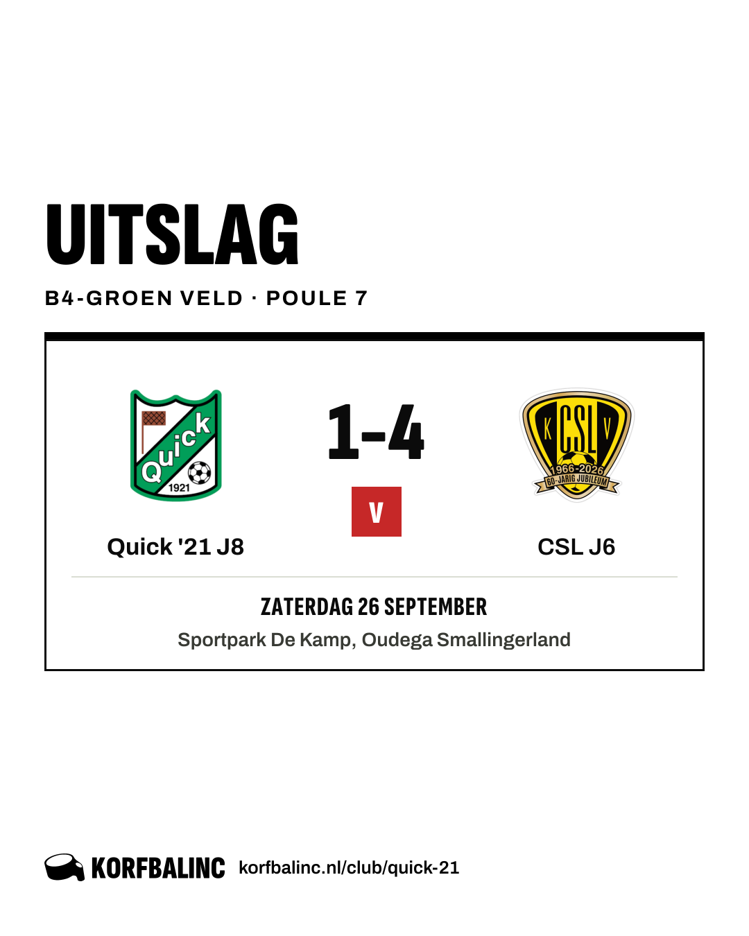 Quick '21 J8 - CSL J6