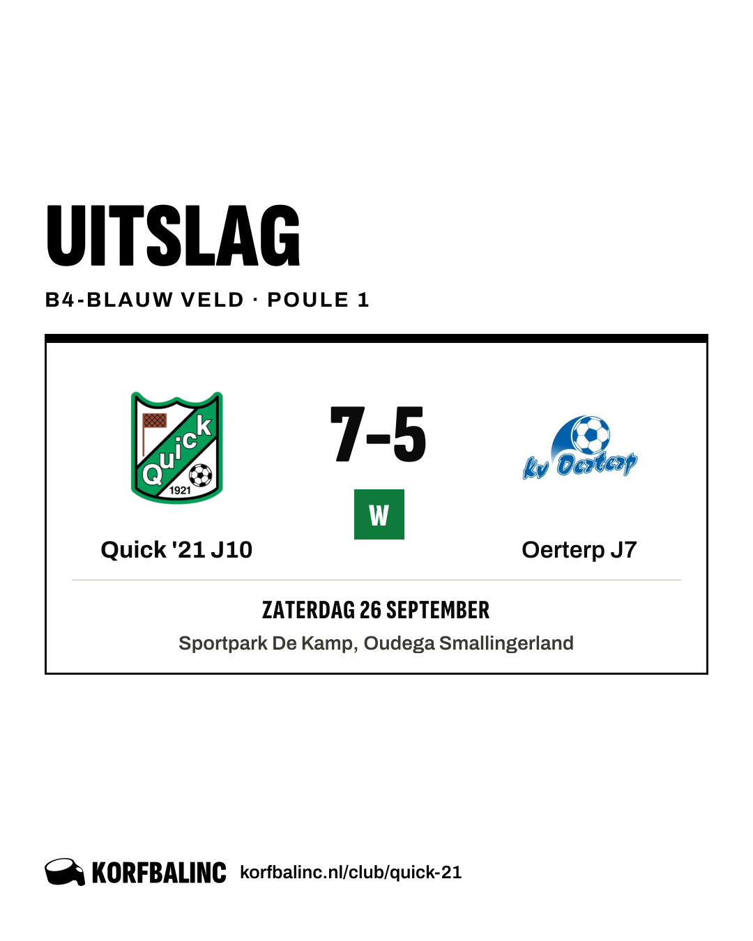 Quick '21 J10 - Oerterp J7
