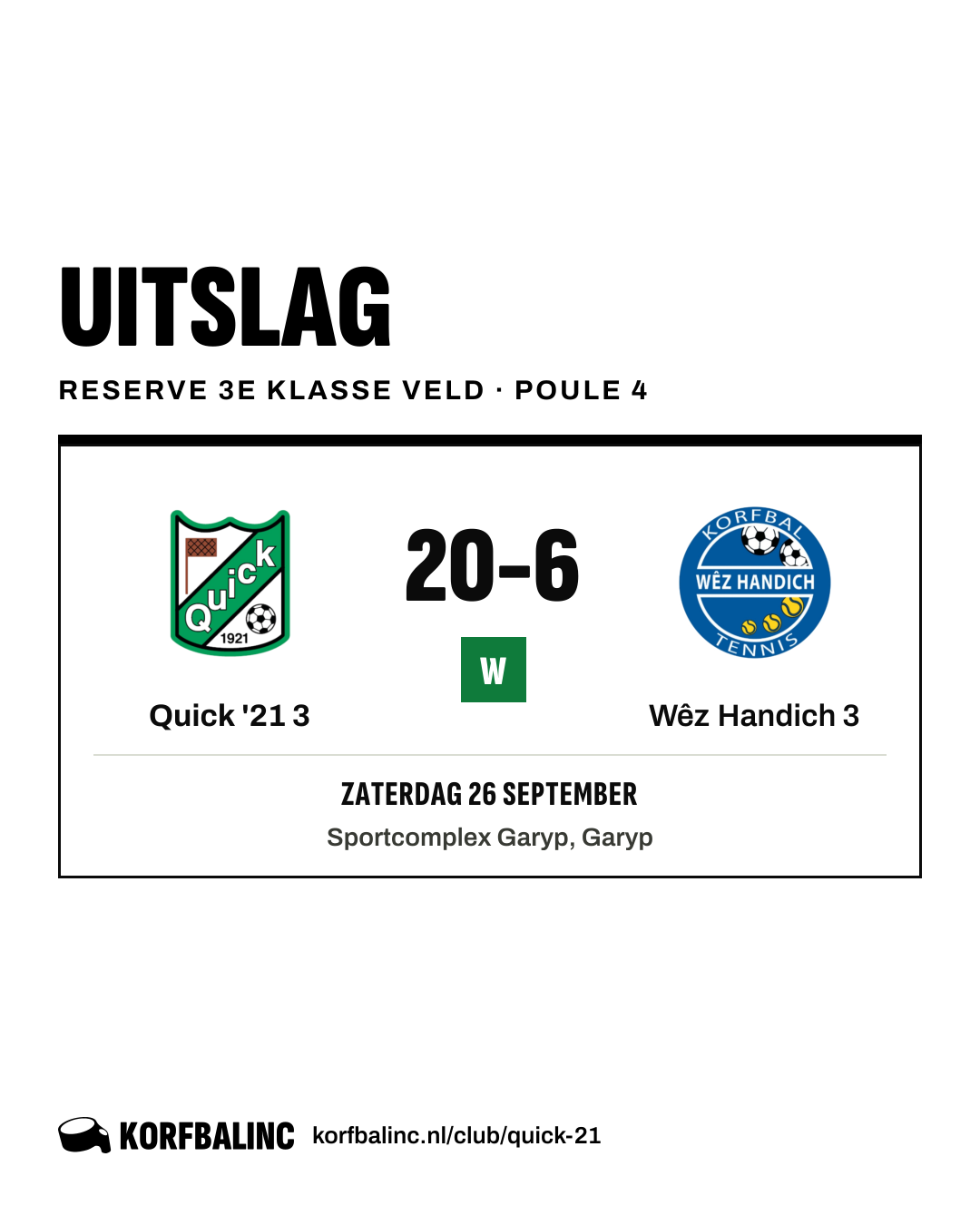 Quick '21 3 - Wêz Handich 3