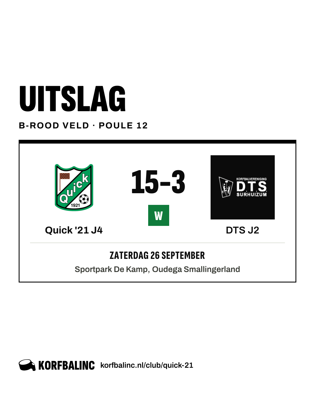 Quick '21 J4 - DTS J2