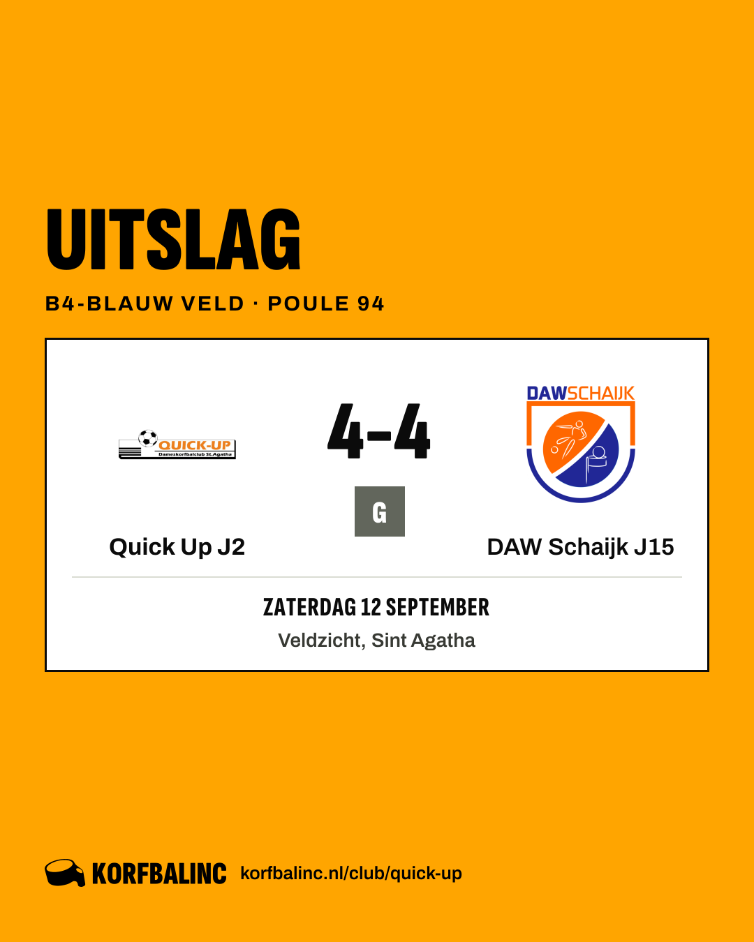 Quick Up J2 - DAW Schaijk J15