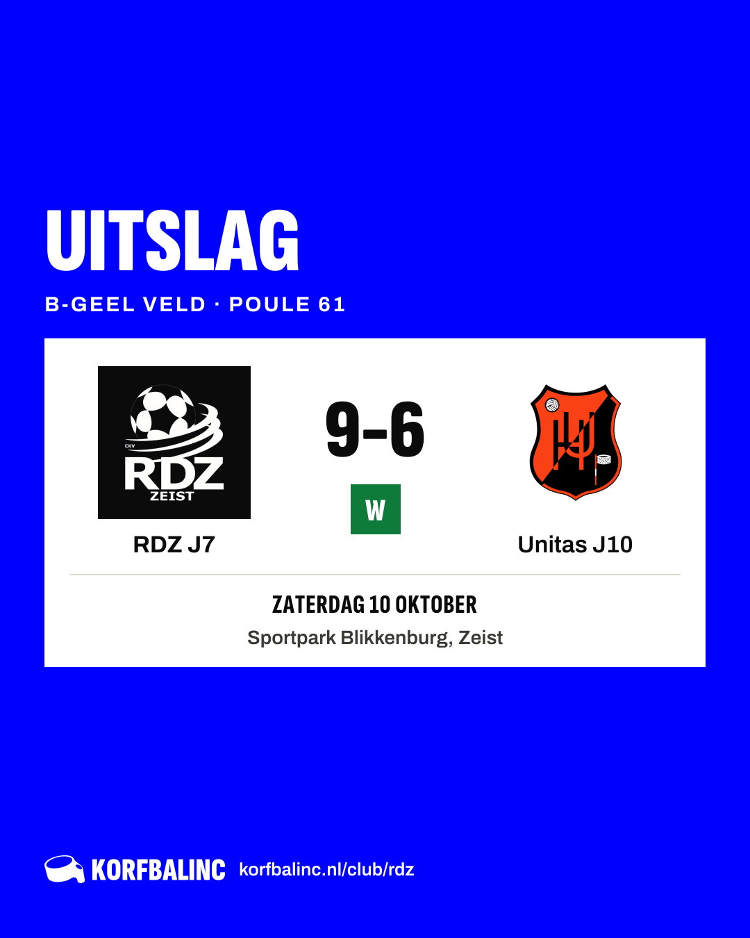 RDZ J7 - Unitas J10