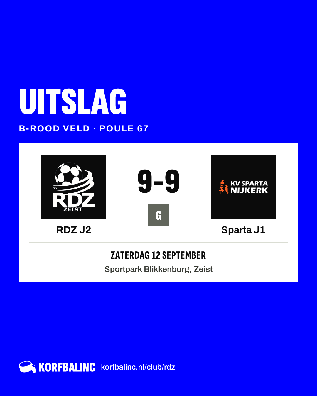 RDZ J2 - Sparta J1