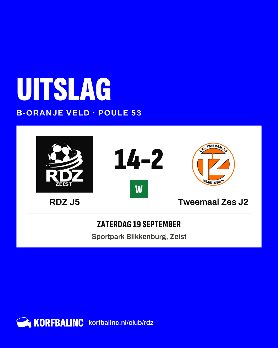 RDZ J5 - Tweemaal Zes J2