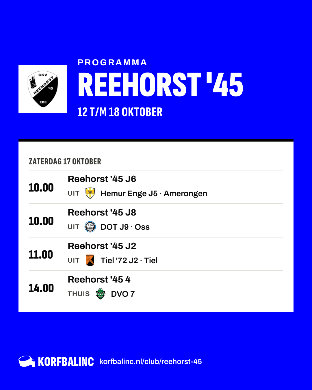 Programma Reehorst '45