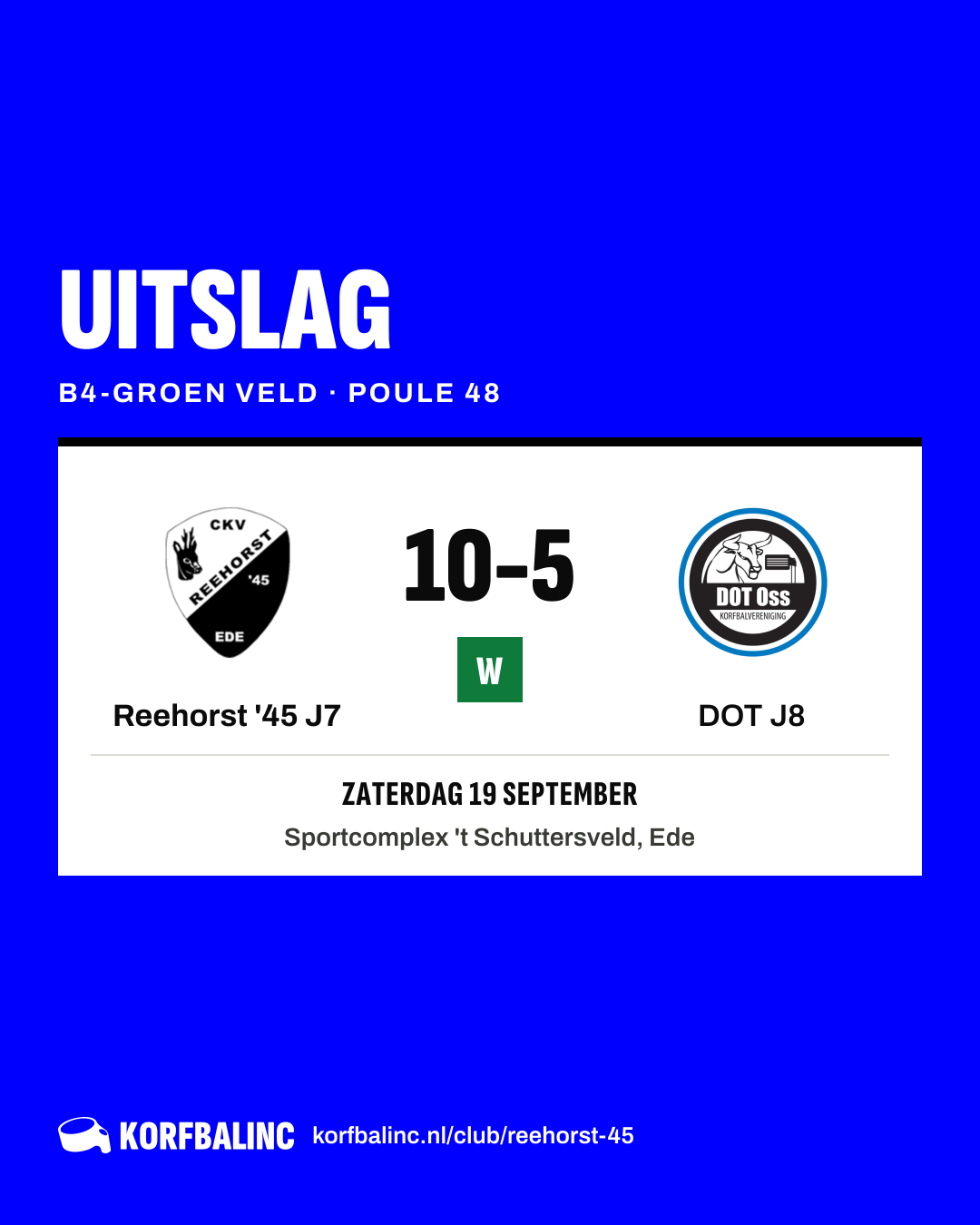 Reehorst '45 J7 - DOT J8