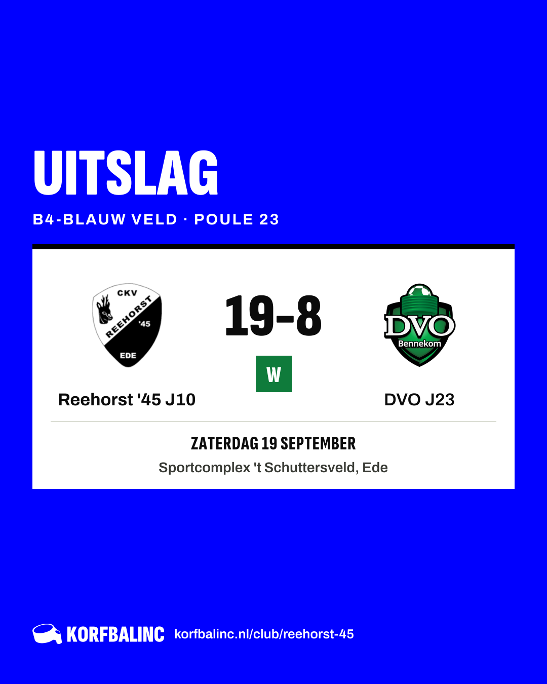 Reehorst '45 J10 - DVO J23