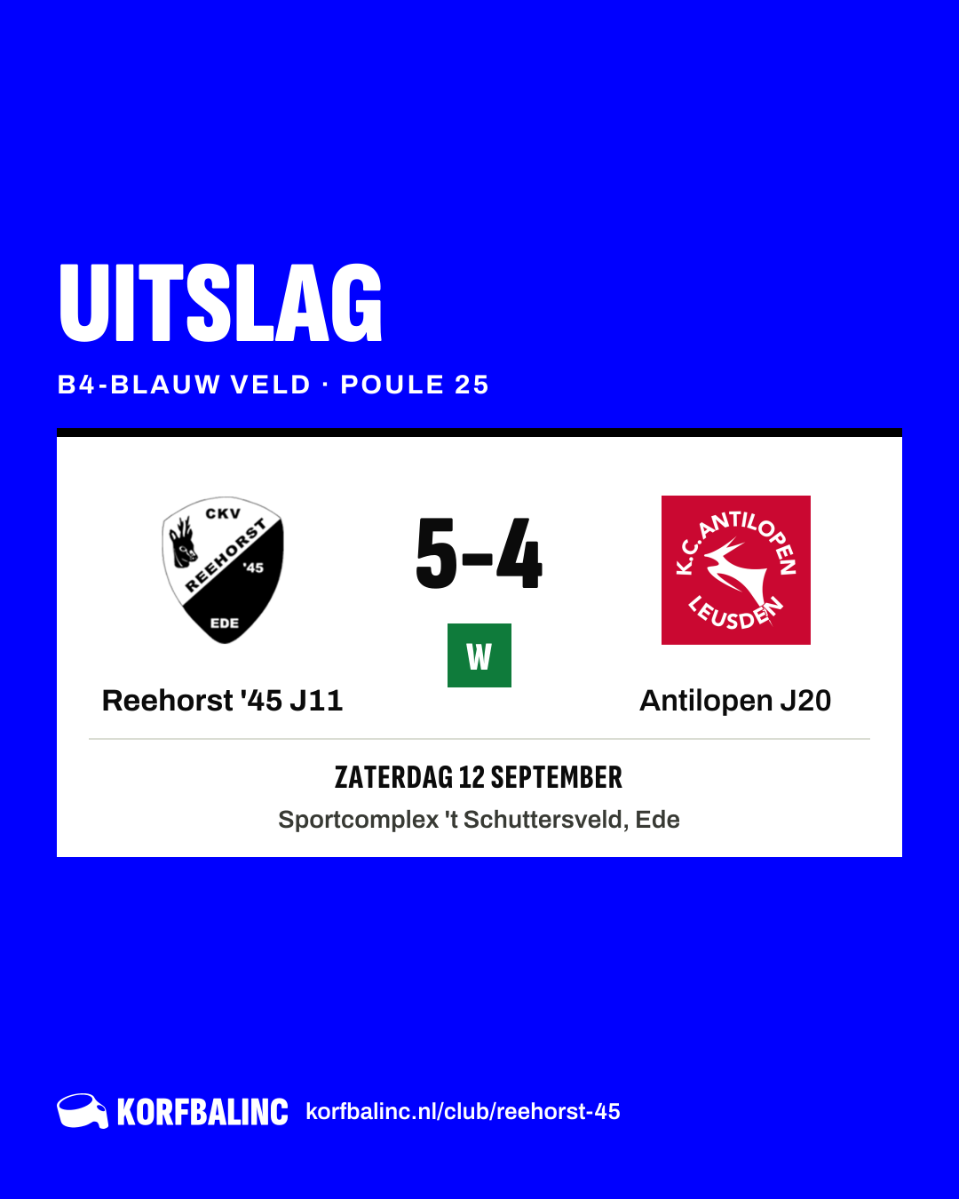 Reehorst '45 J11 - Antilopen J20