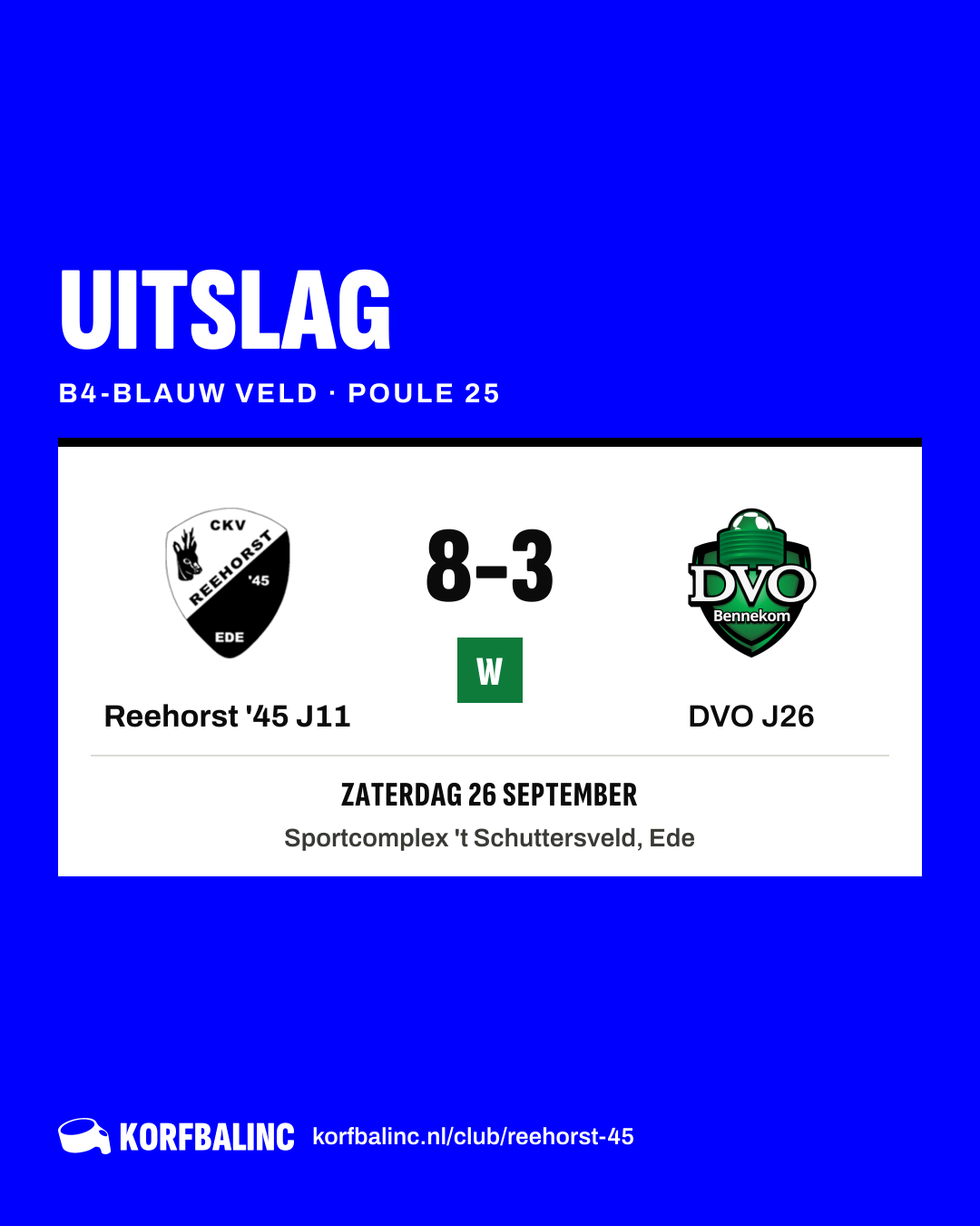 Reehorst '45 J11 - DVO J26