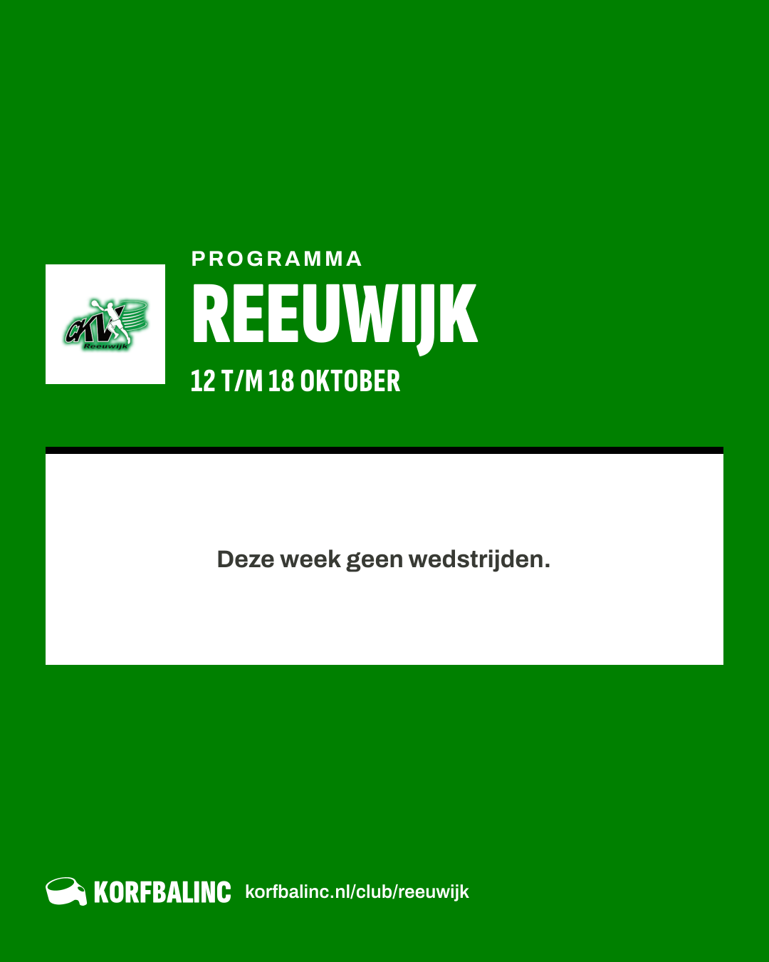 Uitslagen Reeuwijk