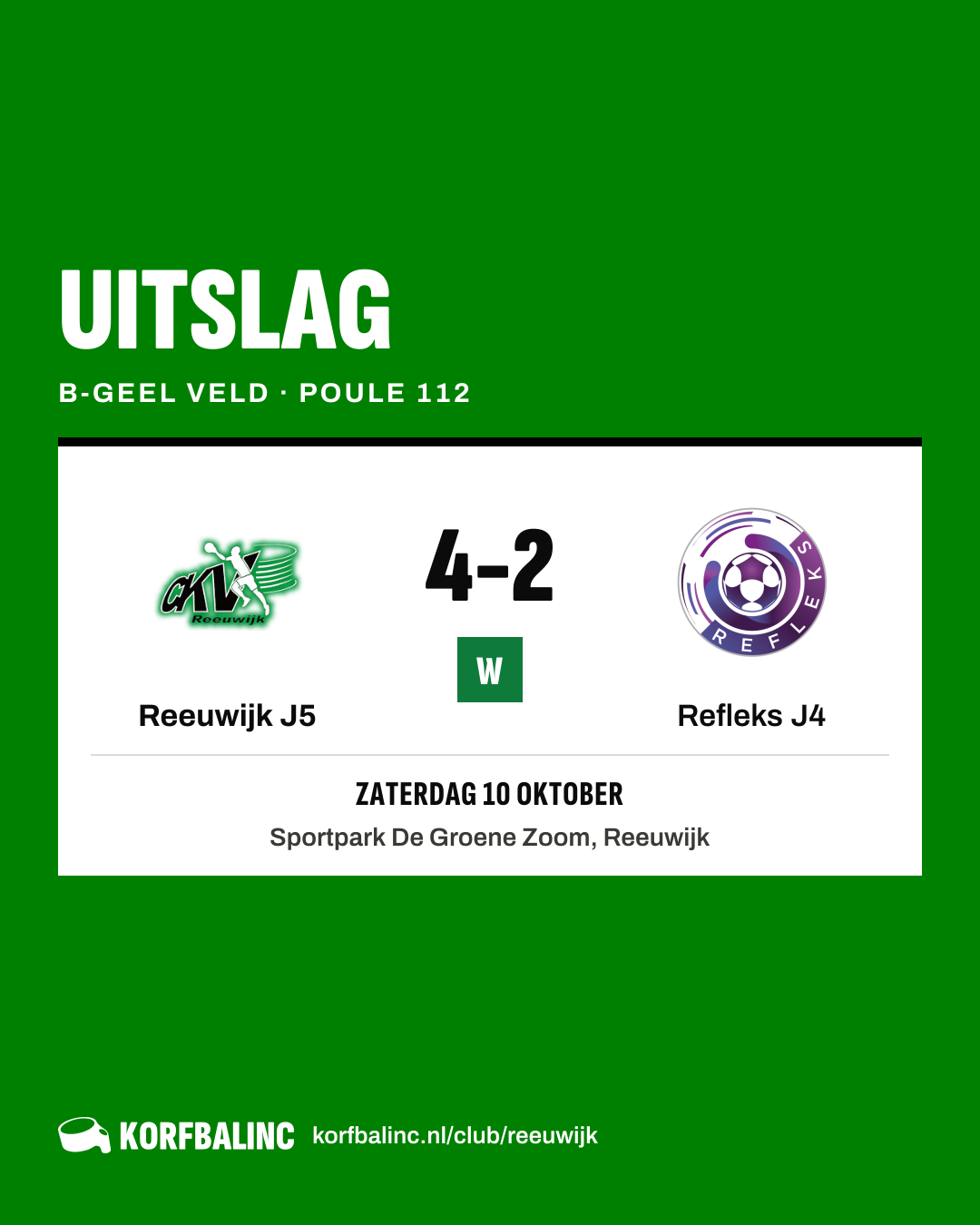 Reeuwijk J5 - Refleks J4