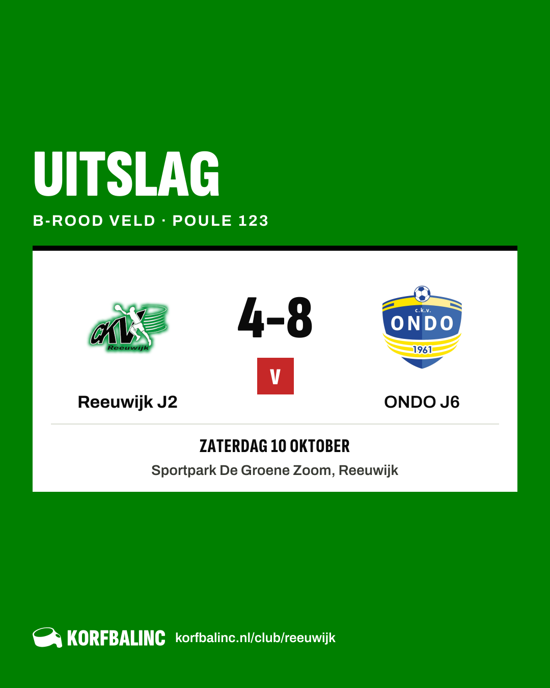 Reeuwijk J2 - ONDO J6