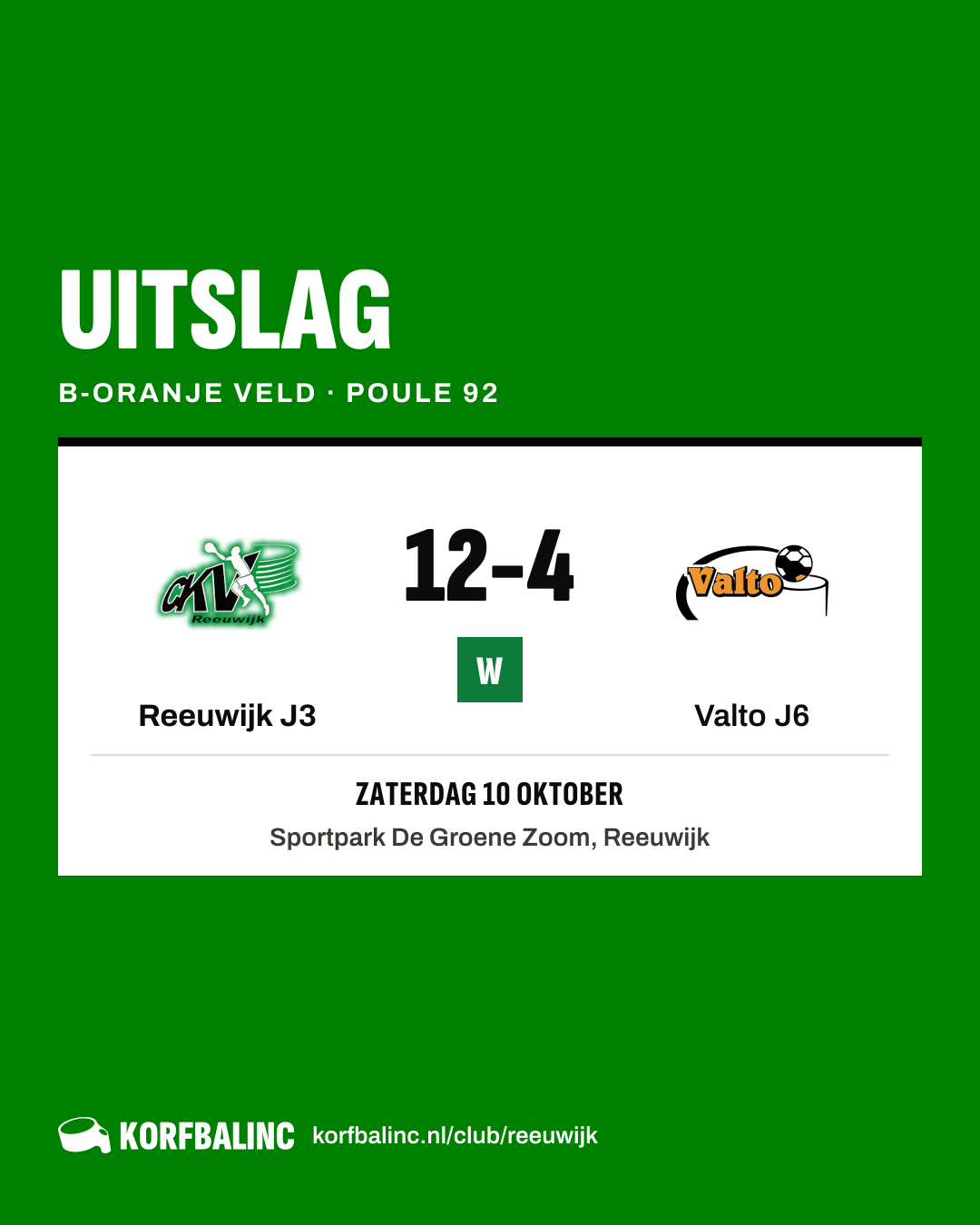 Reeuwijk J3 - Valto J6