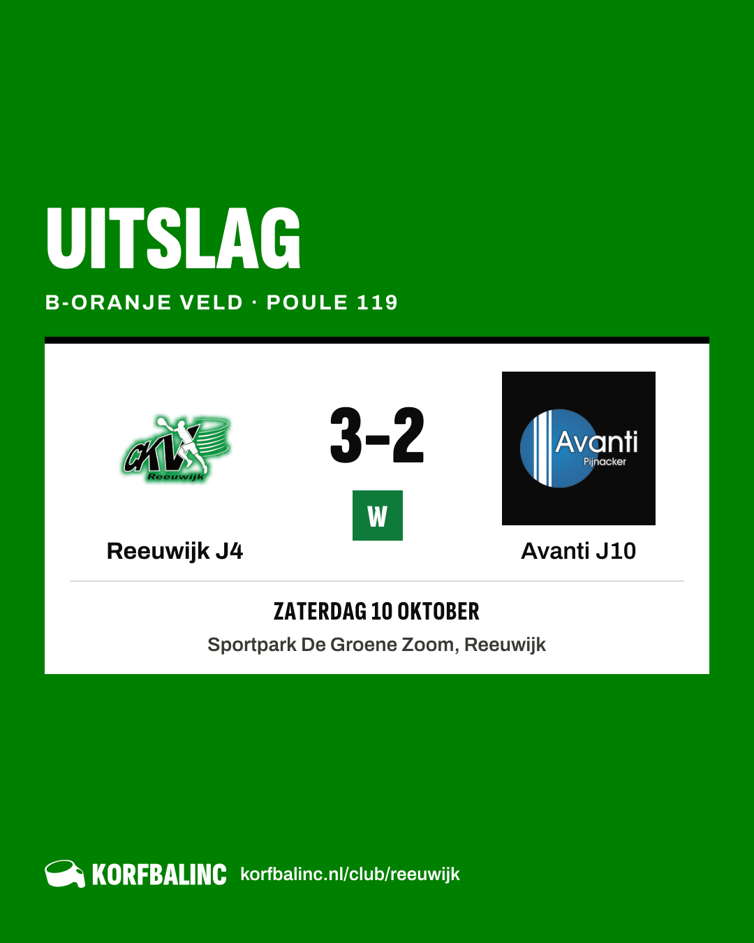 Reeuwijk J4 - Avanti J10
