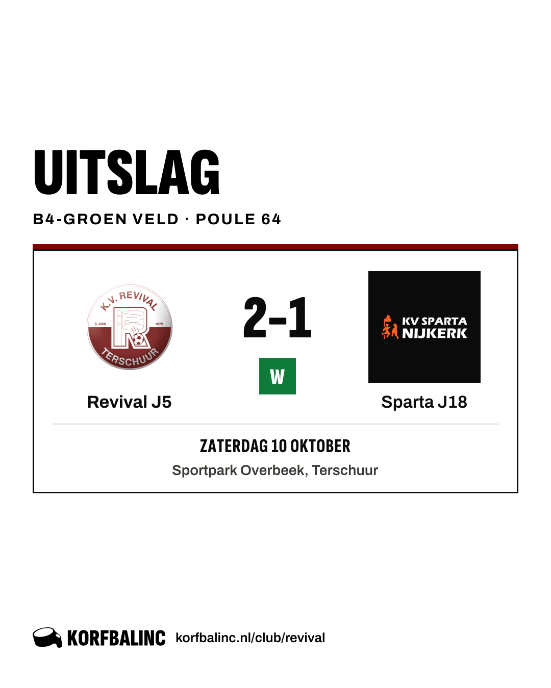 Revival J5 - Sparta J18