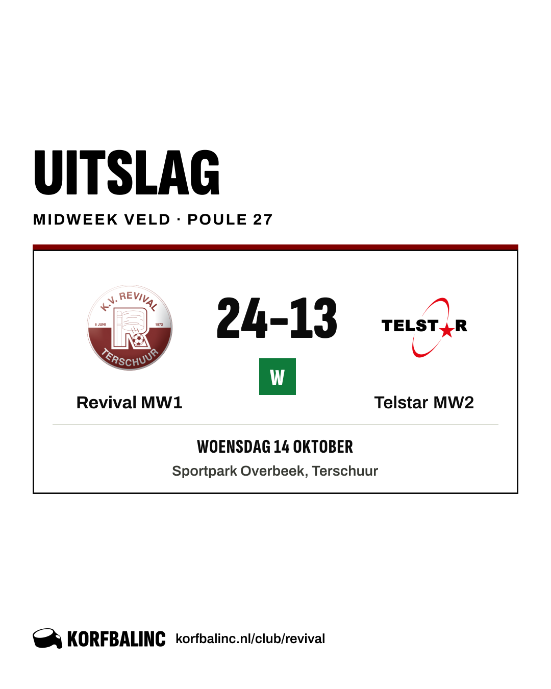 Revival MW1 - Telstar MW2