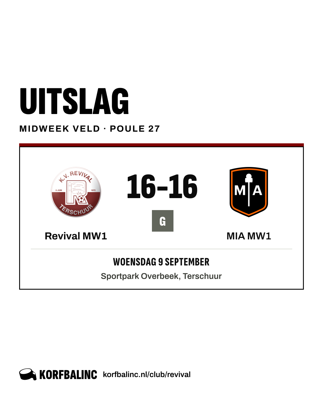 Revival MW1 - MIA MW1