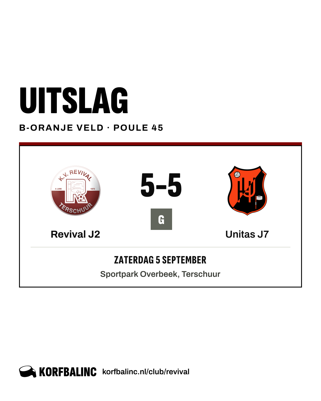 Revival J2 - Unitas J7