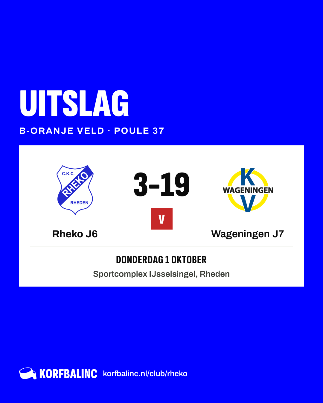 Rheko J6 - Wageningen J7