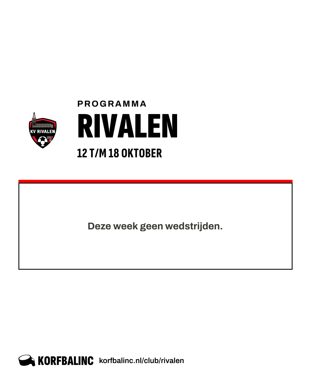 Uitslagen Rivalen
